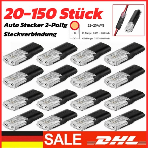 150 auto stecker polig - stecker, 2-polig