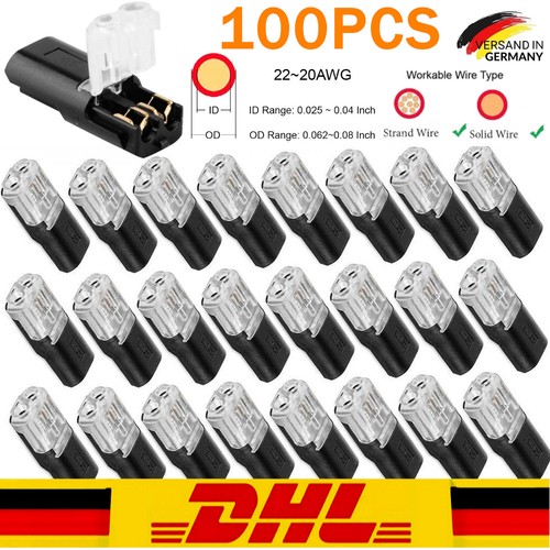 100pc auto stecker - 2, polig