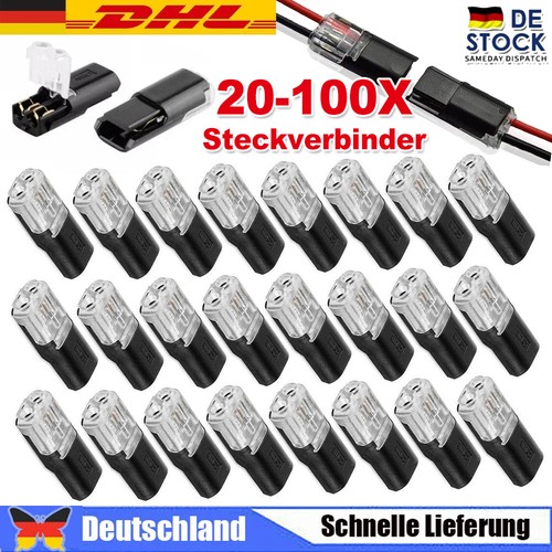 100stk steckverbindung 2 - steckverbindung,