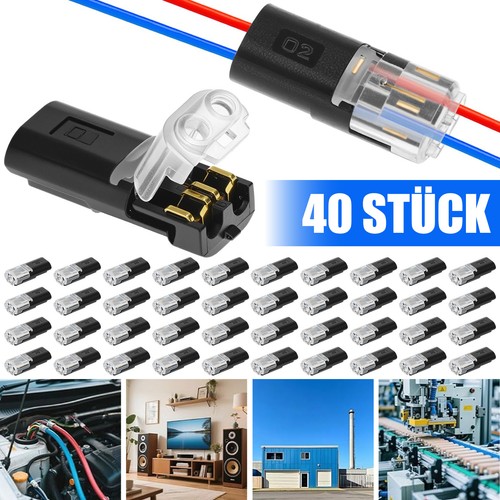40pcs lüsterklemmen steckbar - 40pcs,