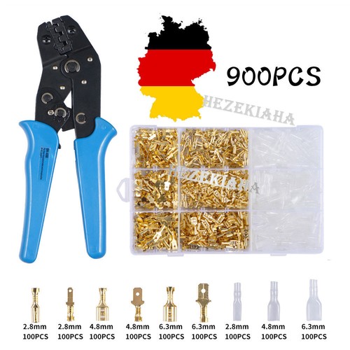 900 stk quetschverbinder - 900,