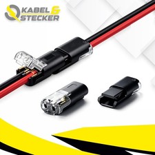 1-200x Steckverbindung 2 Polig