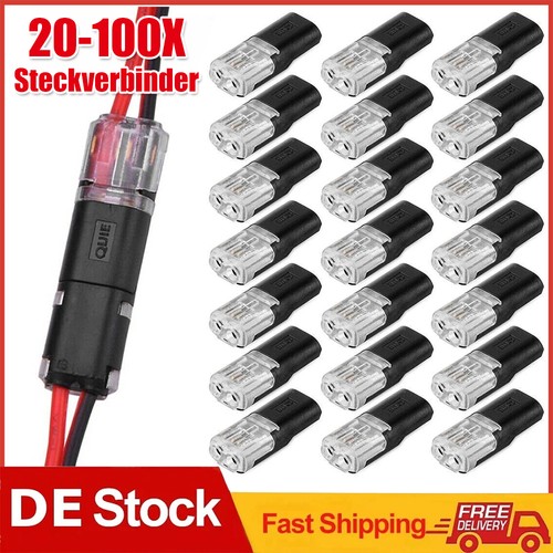 100stk steckverbindung 2 - steckverbindung,