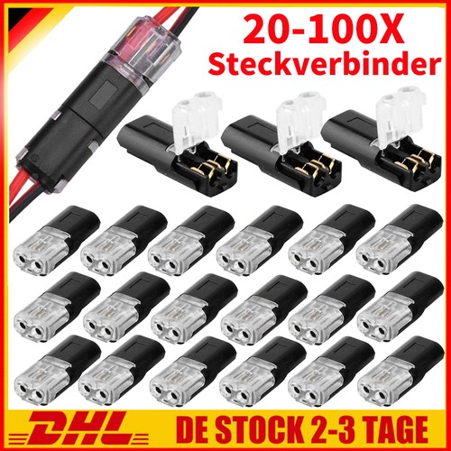 100stk steckverbindung 2 - steckverbindung,