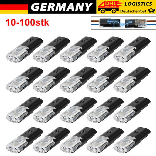 100x steckverbindung 2polig - steckverbindung,