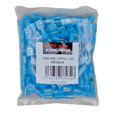 100x Flachsteckhülsen 6,3mm