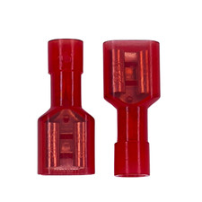 100x Flachsteckhülsen 6,3mm