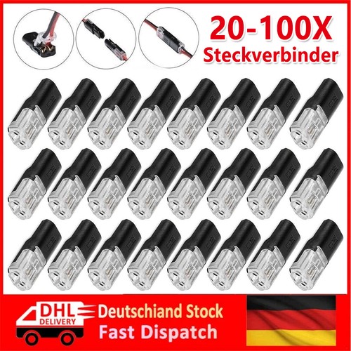 100stk steckverbindung 2 - steckverbindung,