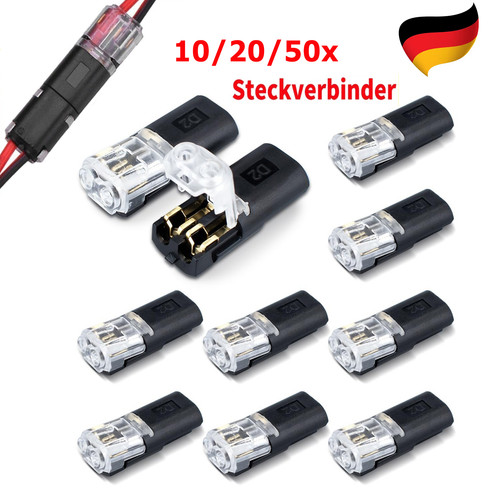 100x steckverbindung kfz - 10-100x,